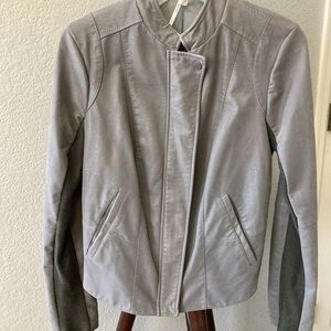 Free People Nordstrom vegan leather jacket